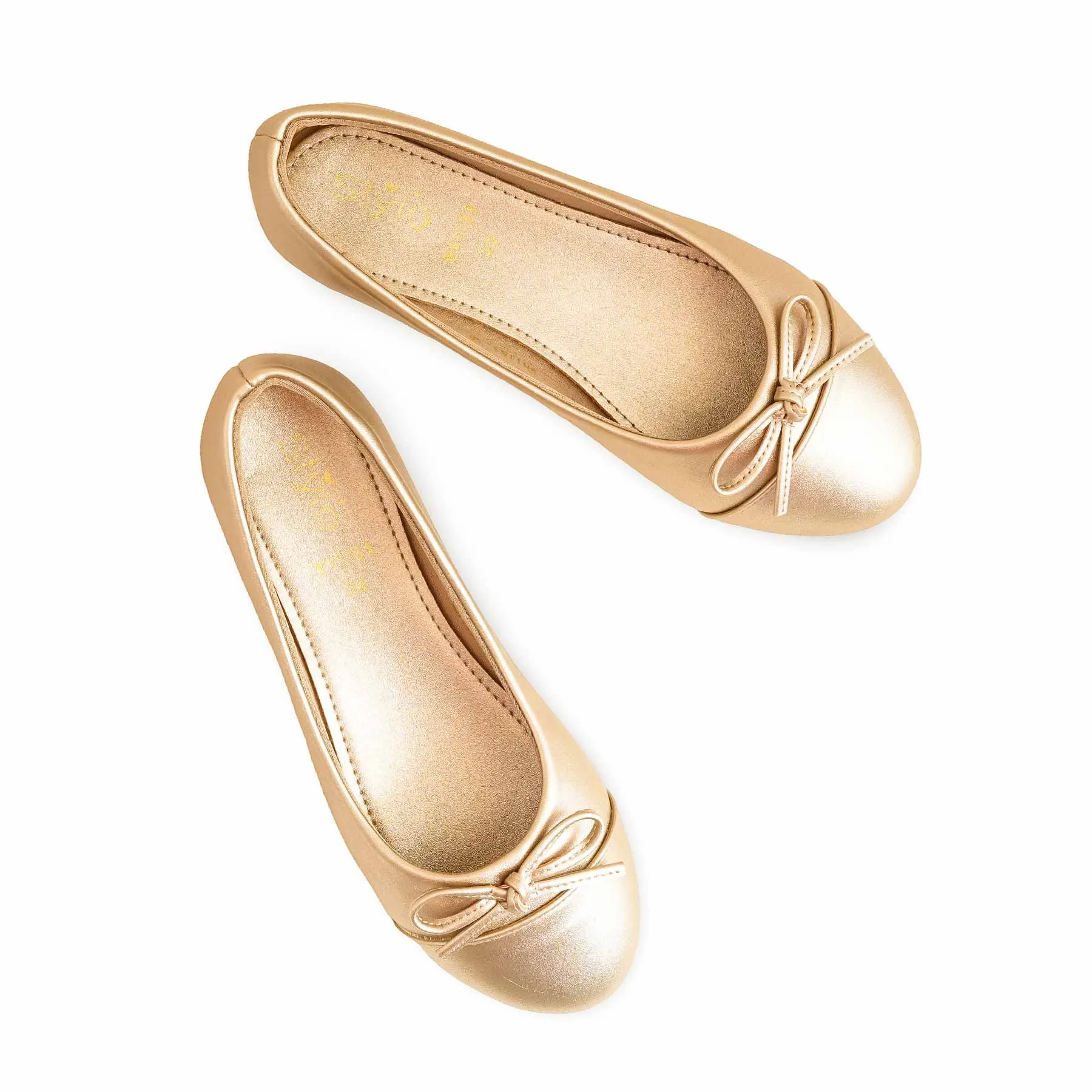 Goldene Damen Pumps WN1181