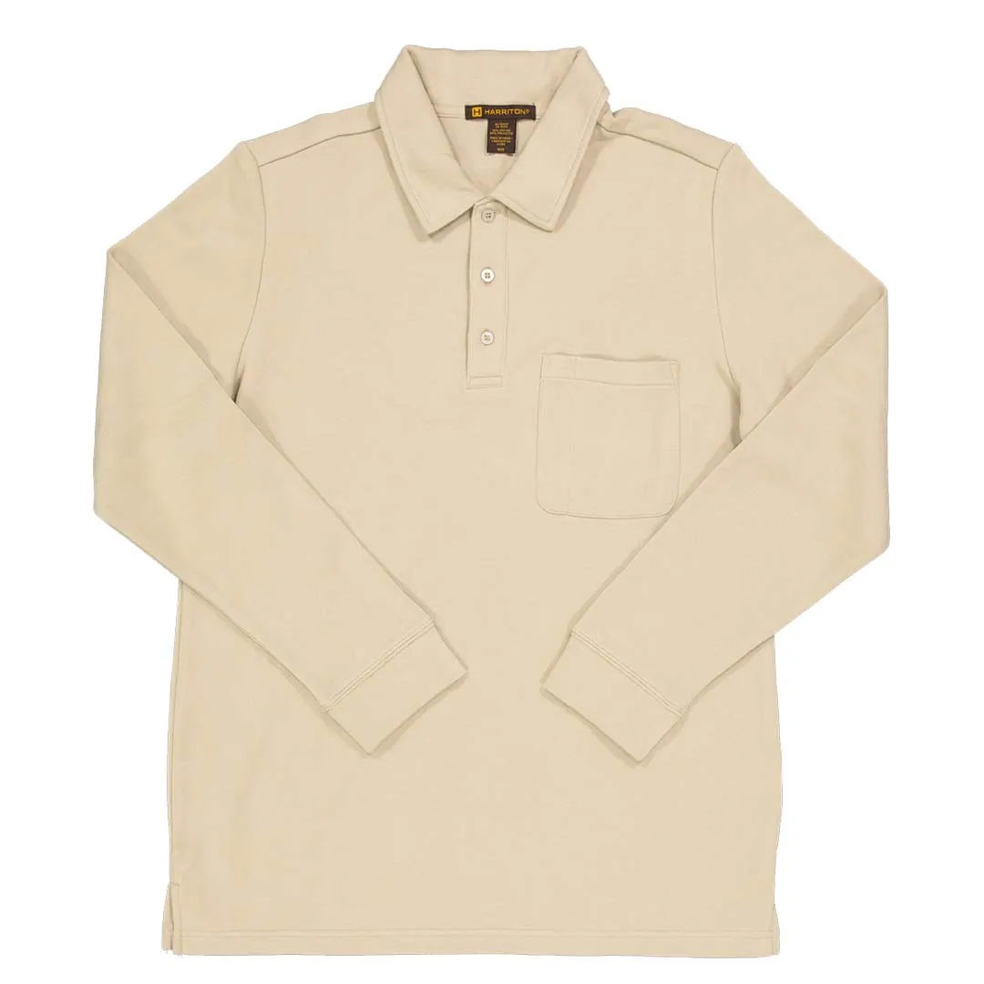 Harriton - Herren Fleece-Pullover mit Stainbloc-Piqué (M709 NZ)
