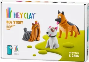 Hey Clay Dog Story Yorkie, Bull Terrier und Schäferhund