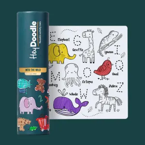 Hey Doodle waschbare Malmatte in die Wildnis