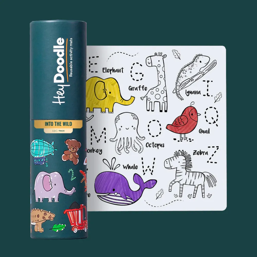 Hey Doodle waschbare Malmatte in die Wildnis
