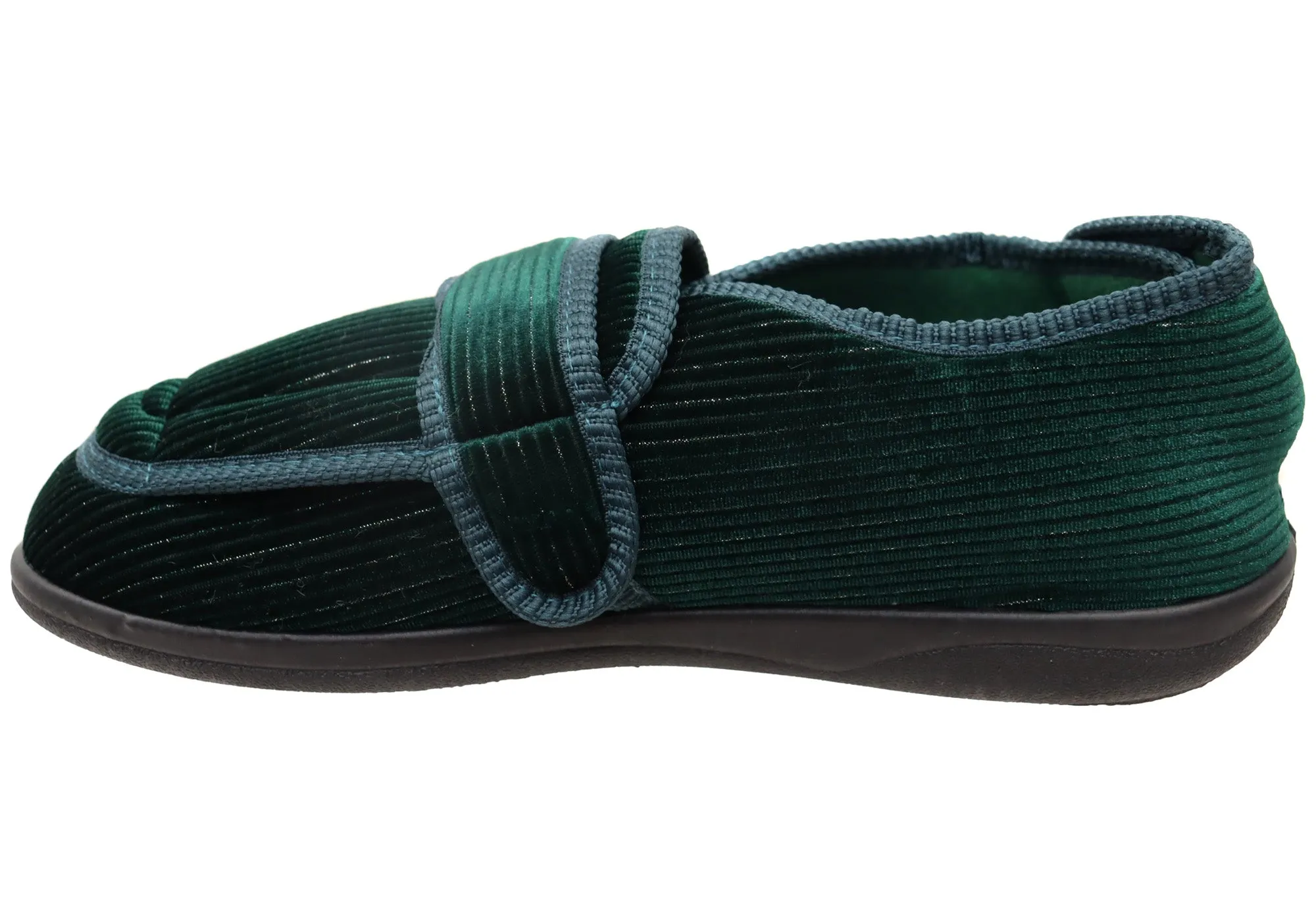 Homyped Alex 2 Damen Bequeme Stützende Hausschuhe mit Weitem Schnitt Homyped Schuhe