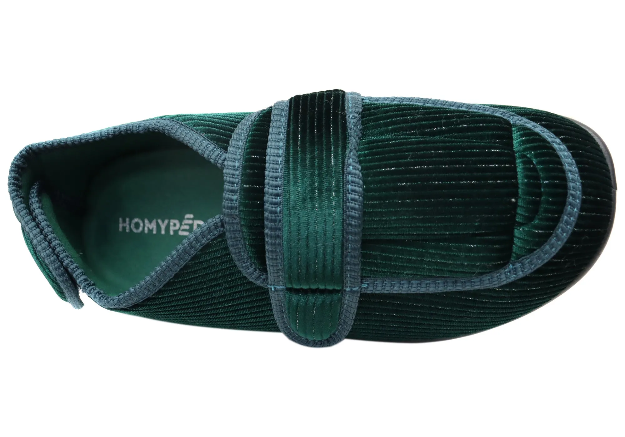 Homyped Alex 2 Damen Bequeme Stützende Hausschuhe mit Weitem Schnitt Homyped Schuhe
