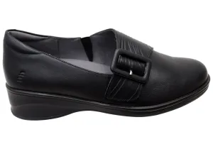 Homyped Scope Schnalle Damen Bequeme Lederschuhe Homyped Schuhe