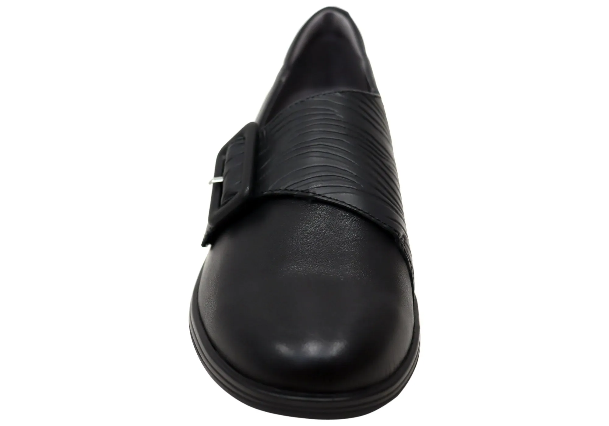 Homyped Scope Schnalle Damen Bequeme Lederschuhe Homyped Schuhe
