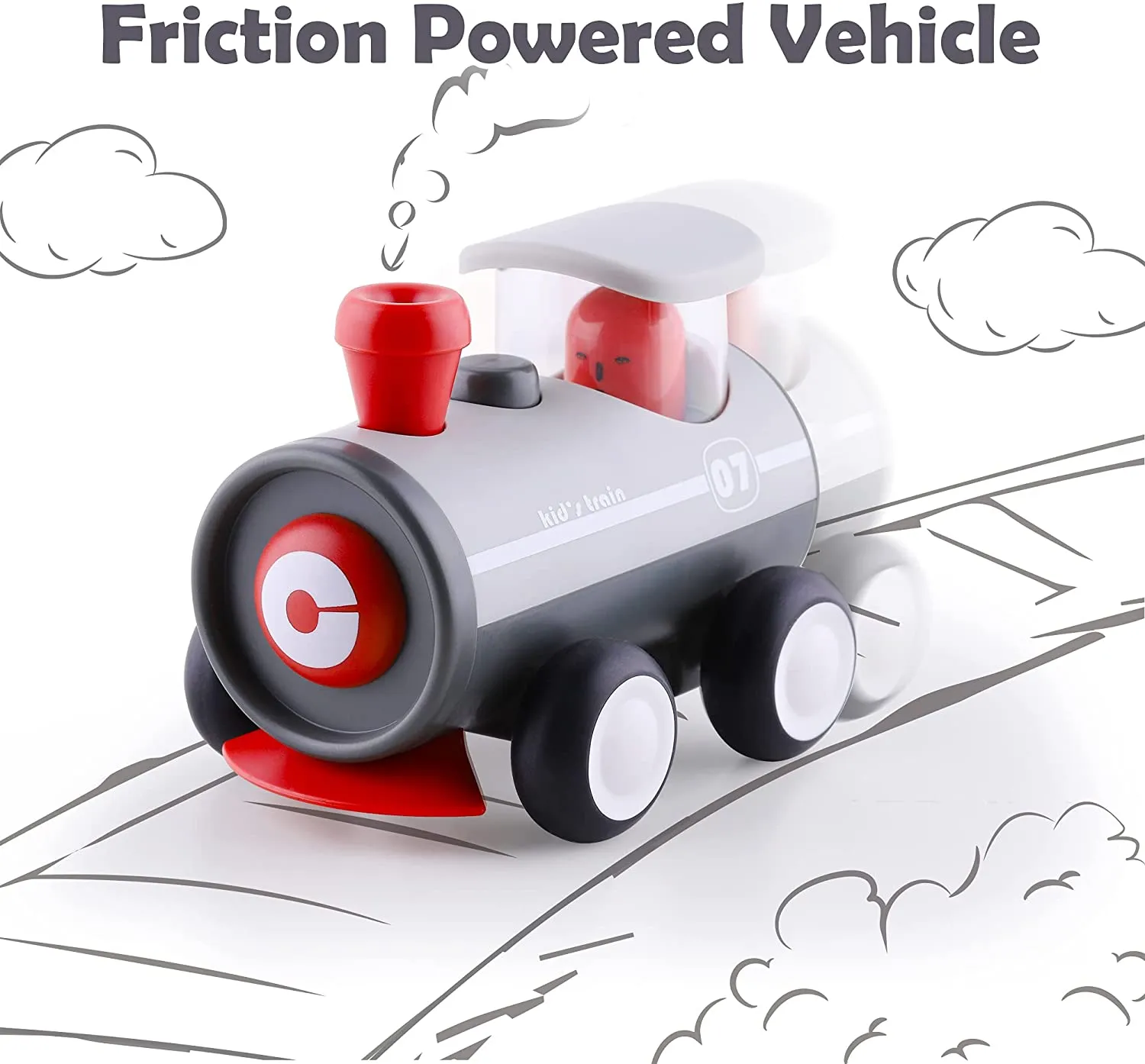 Infant Inertia Fahrzeuge Baby Elektronisches Reibungsangetriebenes Fahrzeug Auto Spielzeugset