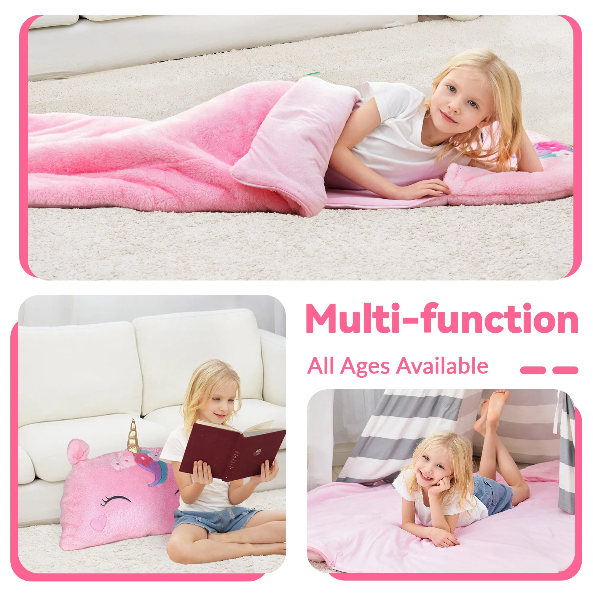 iPlay, iLearn Kinder Einhorn Schlafsack