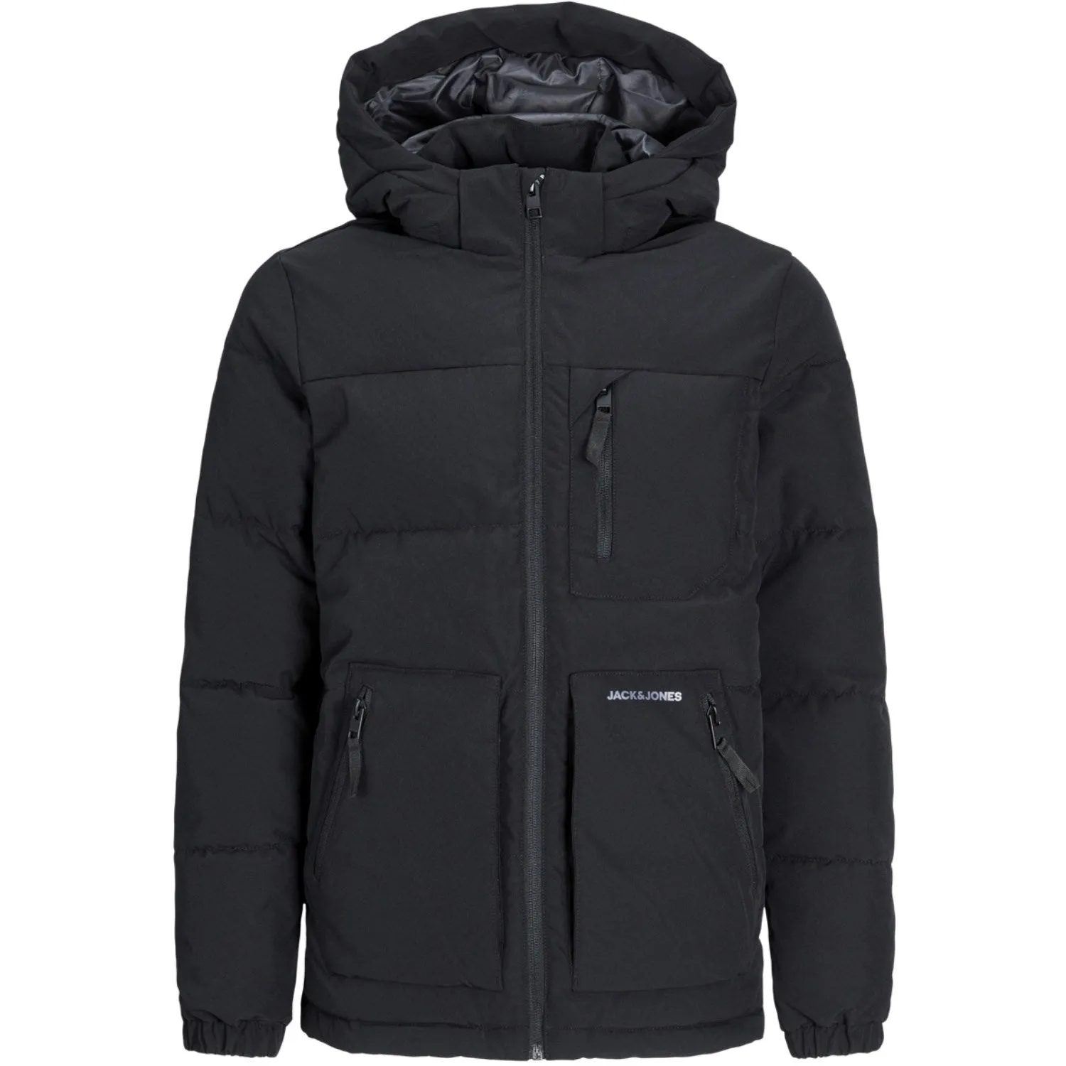 Jack & Jones Junior Schwarze Eotto Daunenjacke Jack Jones Junior