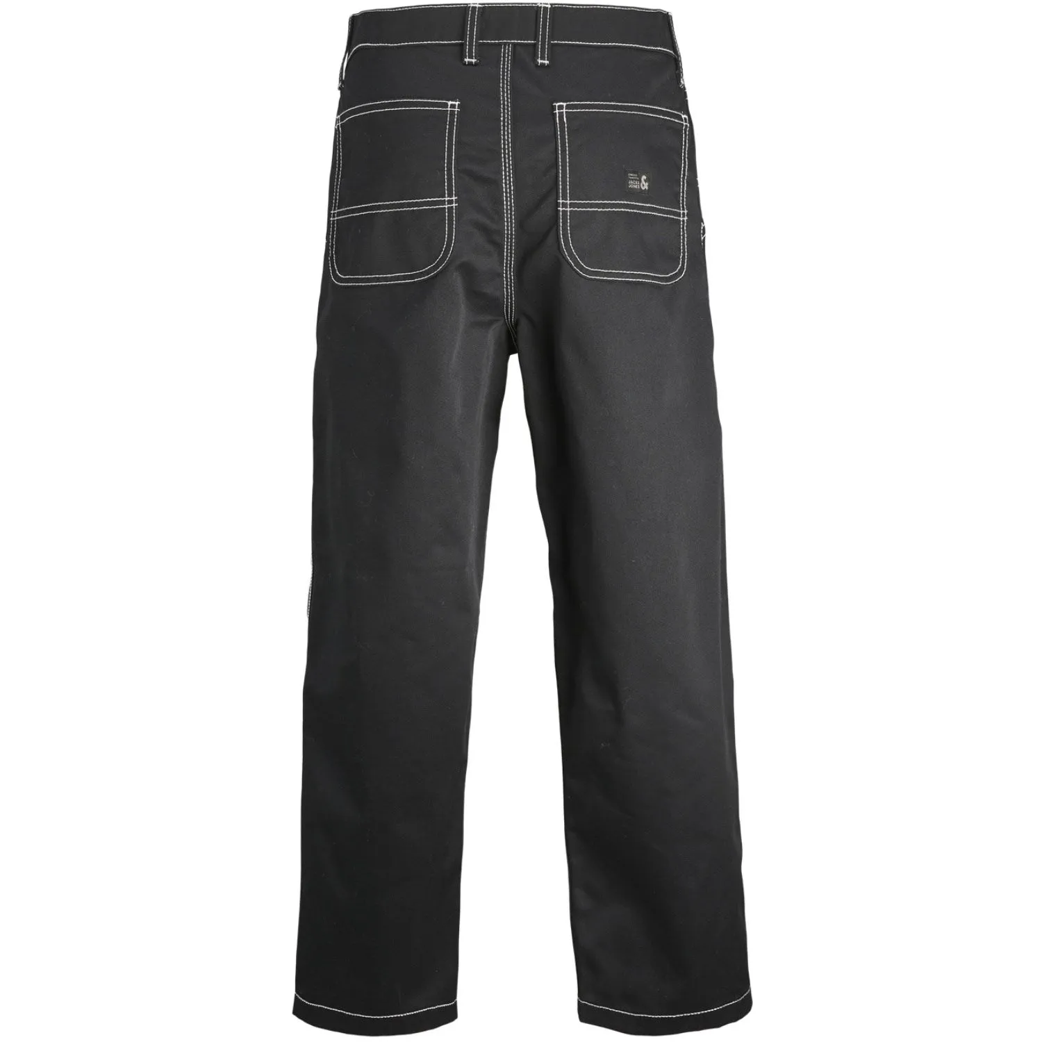 Jack & Jones Junior Black Stalex Kontrast Worker Hosen Jack Jones Junior