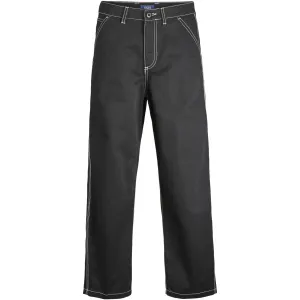Jack & Jones Junior Black Stalex Kontrast Worker Hosen Jack Jones Junior