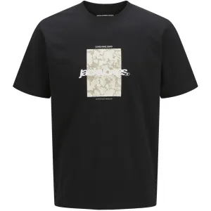 Jack & Jones Junior Schwarzes Tarmac Camo T-Shirt mit Rundhalsausschnitt Jack Jones Junior