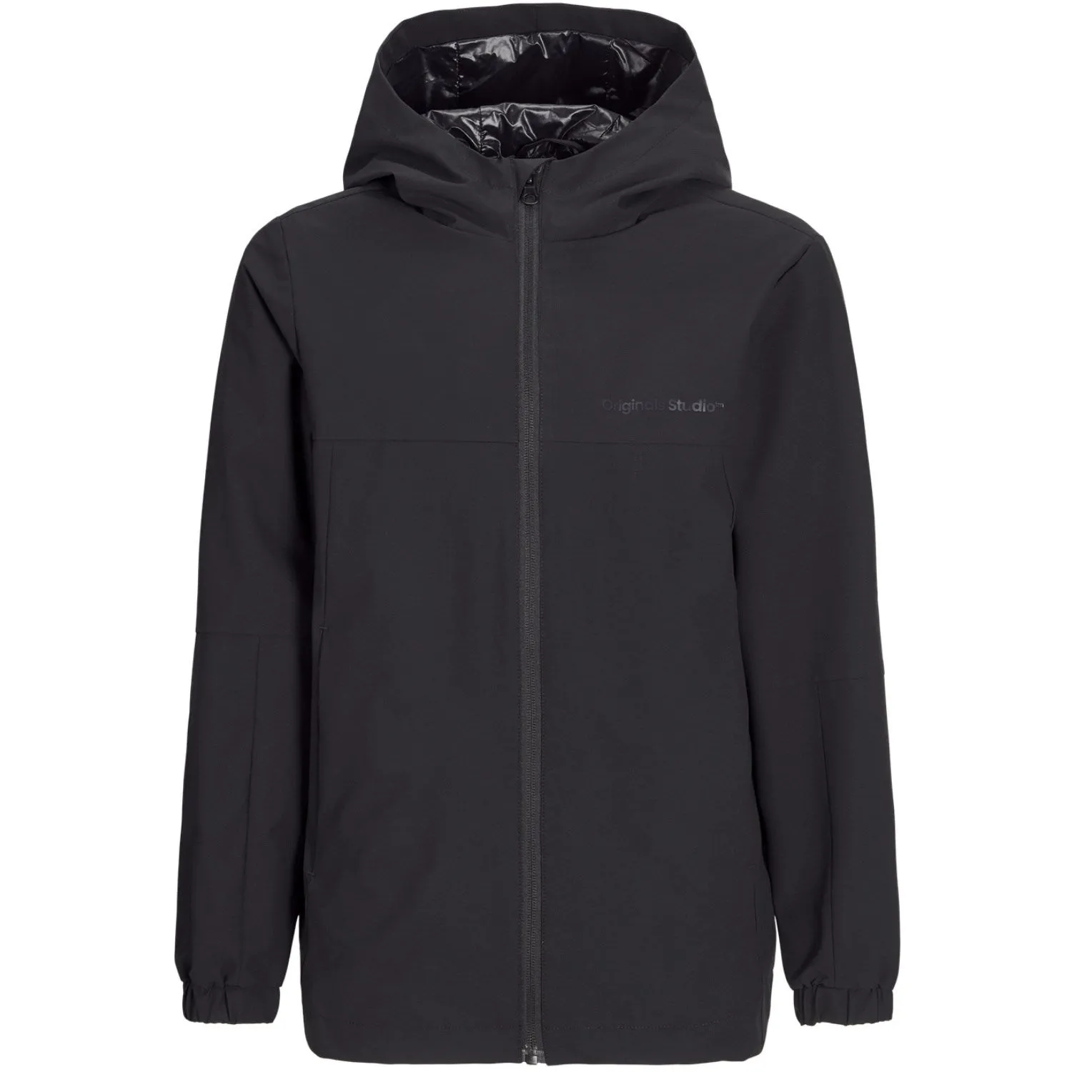 Jack & Jones Junior Schwarze Vesterbro Kapuzenjacke Jack Jones Junior