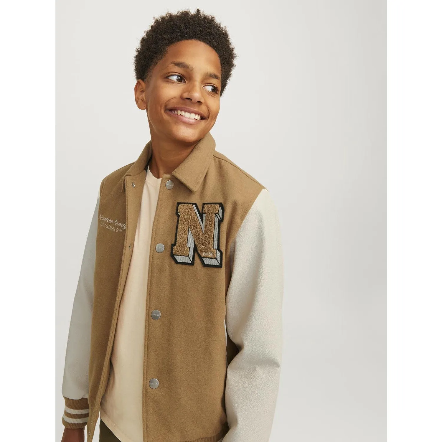 Jack & Jones Junior Forest River Carter Varsity Wollmischung Bomberjacke Jack Jones Junior