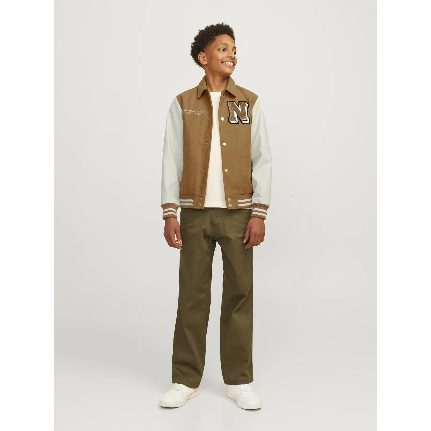 Jack & Jones Junior Forest River Carter Varsity Wollmischung Bomberjacke Jack Jones Junior
