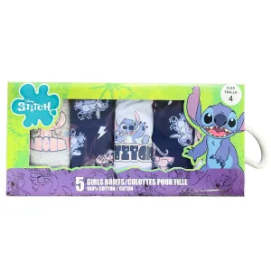 Jellifish Disney's Stitch Mädchen Bikini Unterwäsche - 5er Pack (Größen 2 bis 6x) Babykids Jellifish Kinder