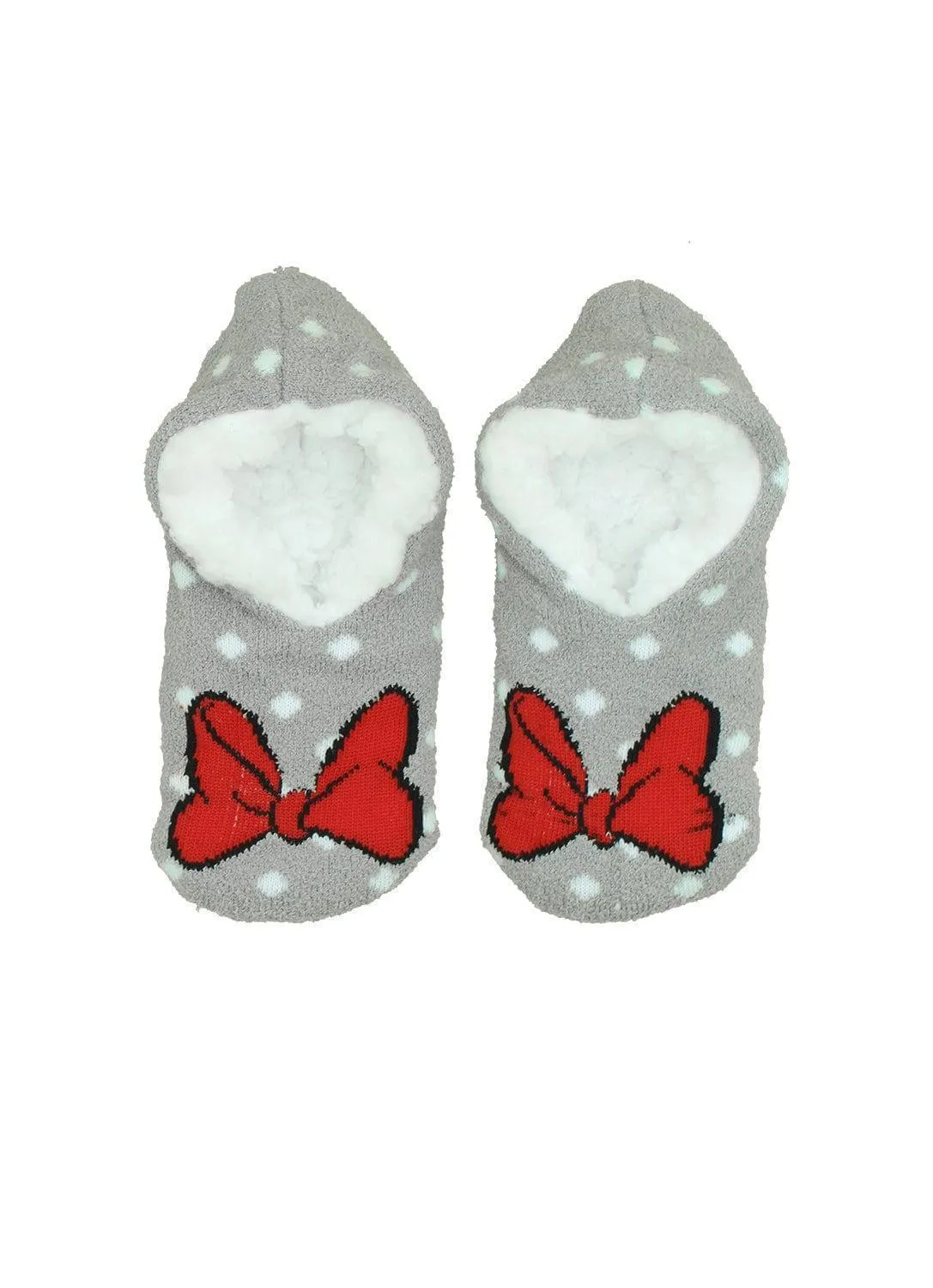 Jellifish Mädchen Minnie Mouse Hausschuhe Socken - 2er Pack Baby Kinder Jellifish Kids