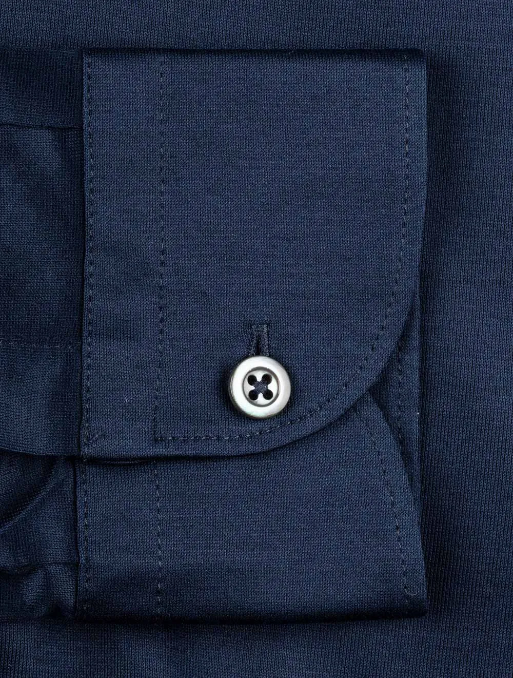 Jersey Navy Shirt Marineblau