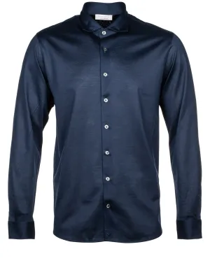 Jersey Navy Shirt Marineblau