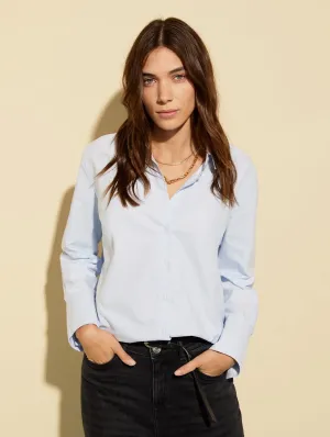 Kaya Bio-Baumwoll-Shirt | Blassblau
