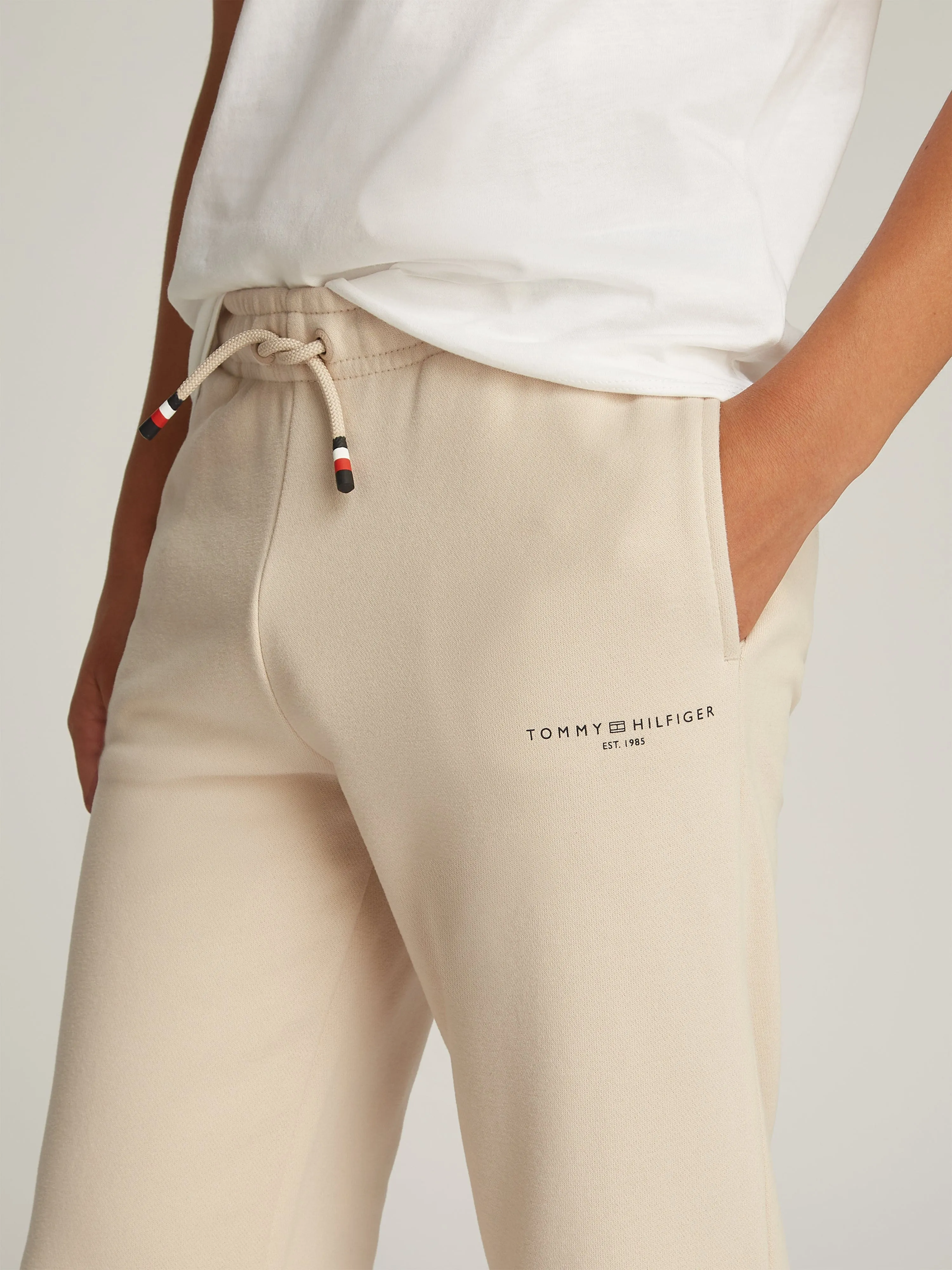 Kids Mini Corp Logo Joggerhose in Beige