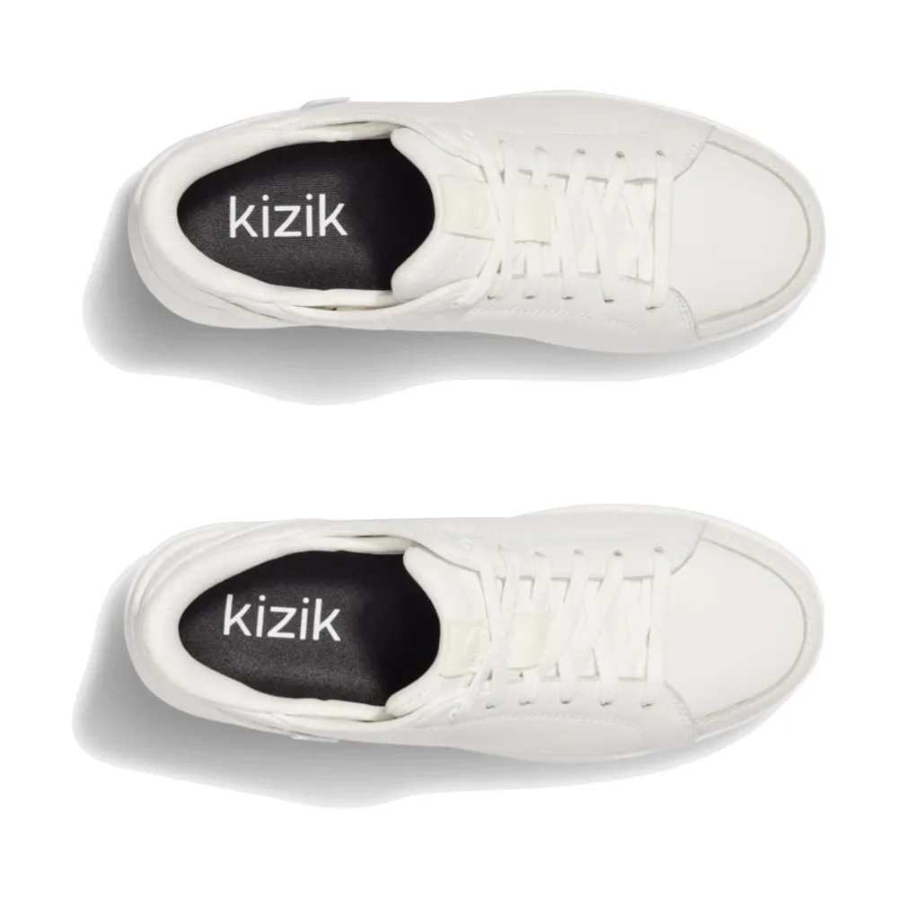 Kizik Damen Sydney Slip-On Sneaker in Weiß