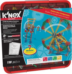 K'NEX Einführung in einfache Maschinen - Zahnräder  STEM Bildung 78630