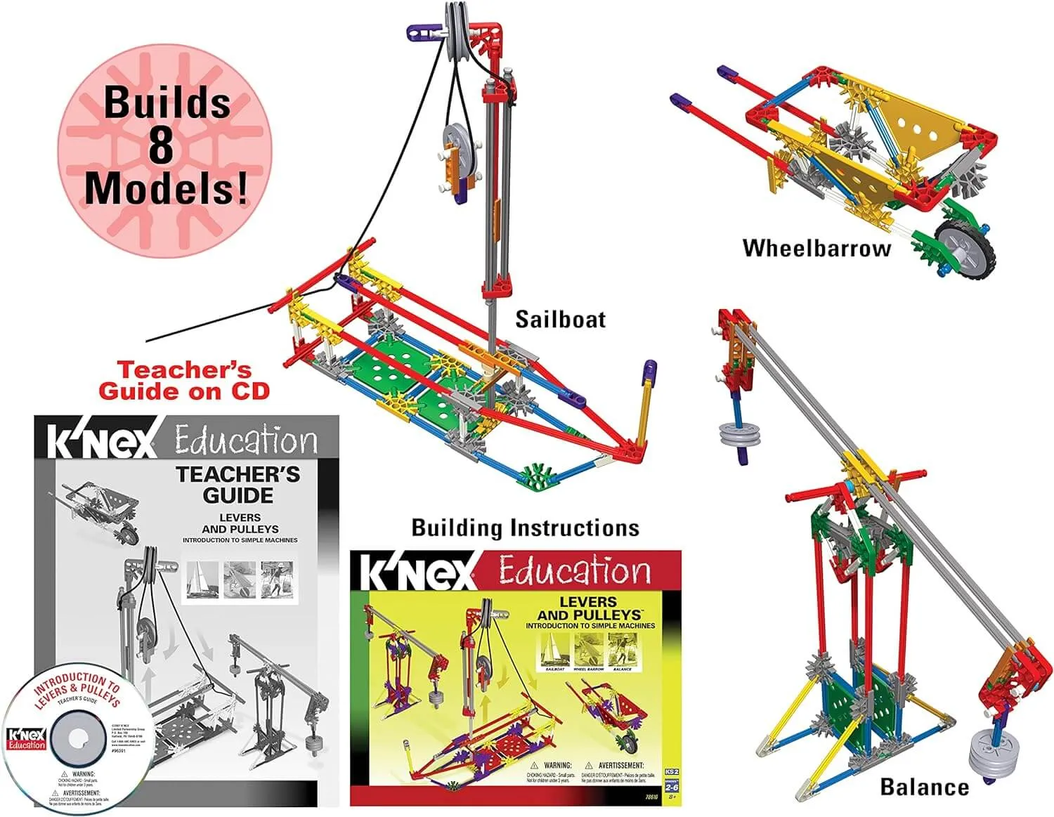 K'NEX Einführung in einfache Maschinen - Hebel und Rollen 78610