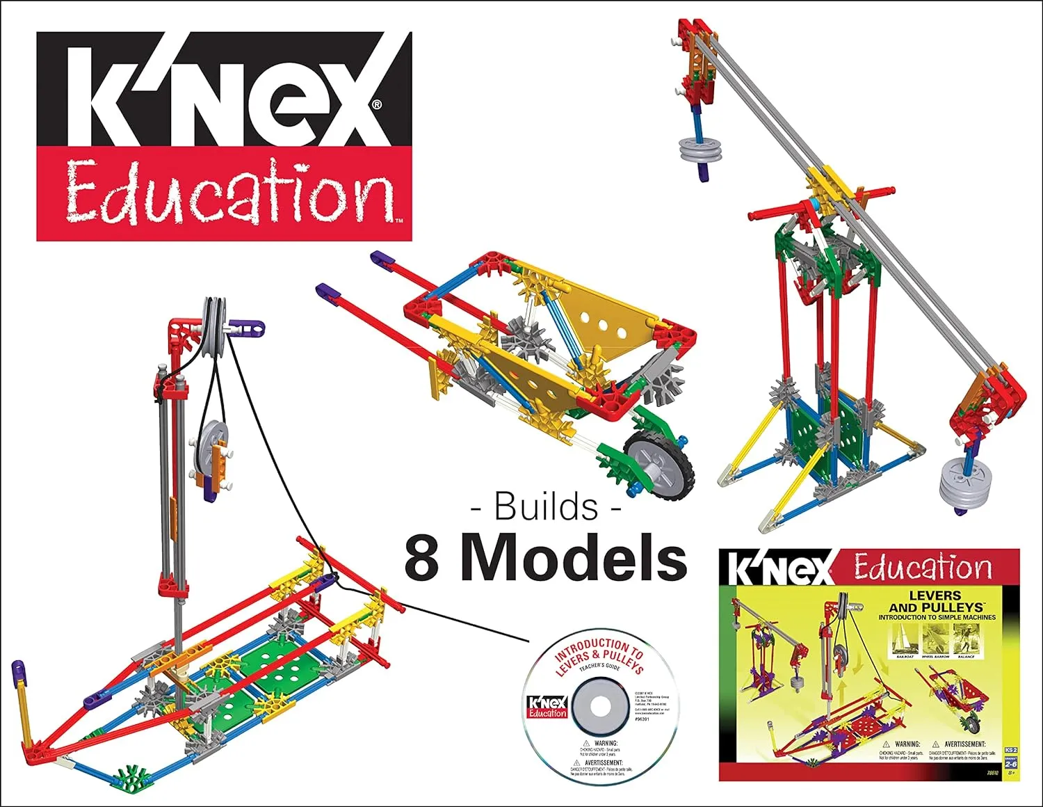 K'NEX Einführung in einfache Maschinen - Hebel und Rollen 78610