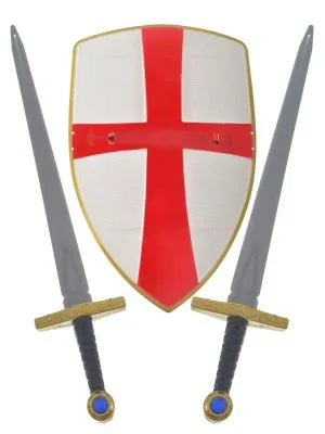 Ritter Schwert und Schild Kostüm