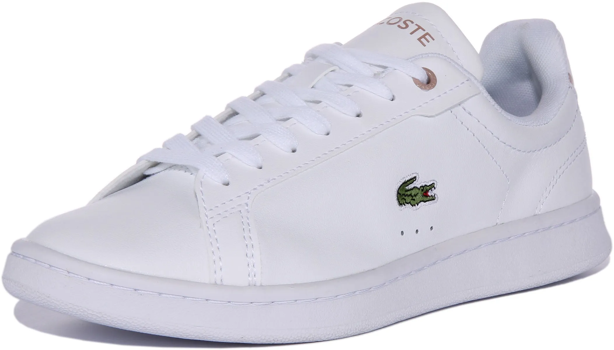 Lacoste Carnaby Pro In Weiß Rosa Damenschuhe Lacoste