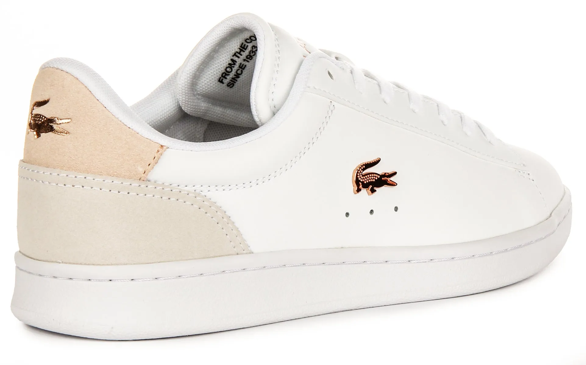 Lacoste Carnaby Set in Weiß Rosa für Damen Schuhe Lacoste