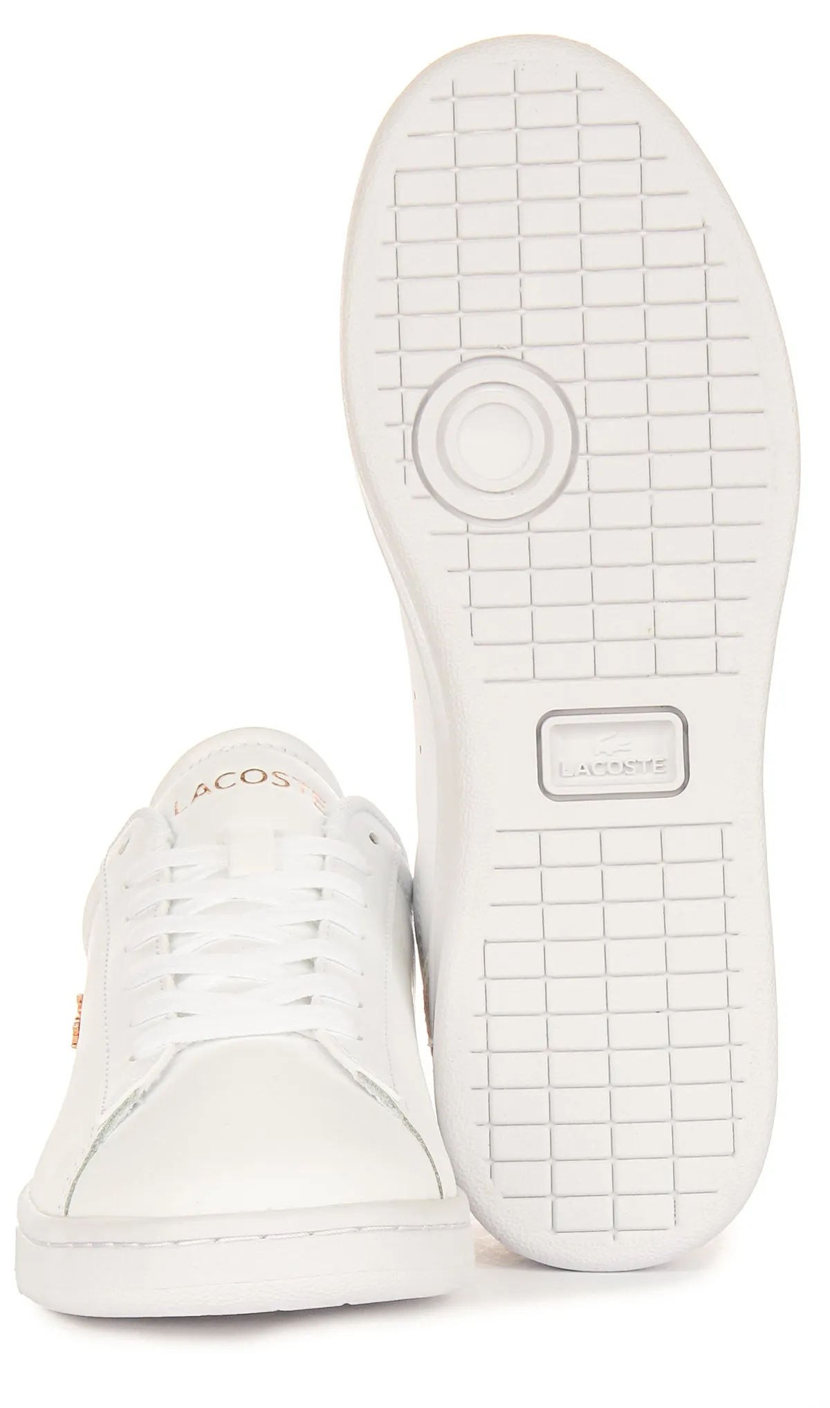 Lacoste Carnaby Set in Weiß Rosa für Damen Schuhe Lacoste