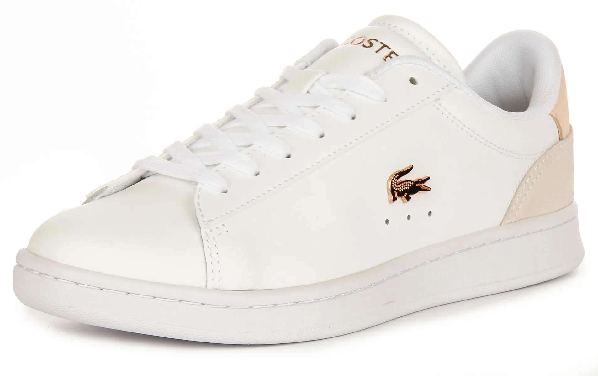 Lacoste Carnaby Set in Weiß Rosa für Damen Schuhe Lacoste