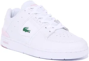 Lacoste Court Cage In Weiß Rosa Damenschuhe Lacoste