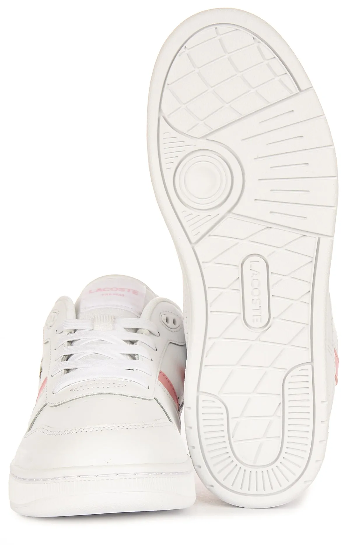 Lacoste T Clip Set In Weiß Rosa Für Damen Schuhe Lacoste