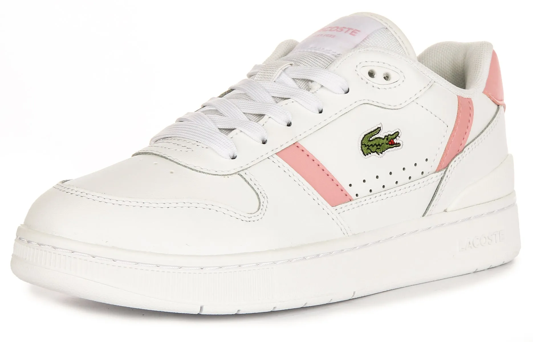 Lacoste T Clip Set In Weiß Rosa Für Damen Schuhe Lacoste