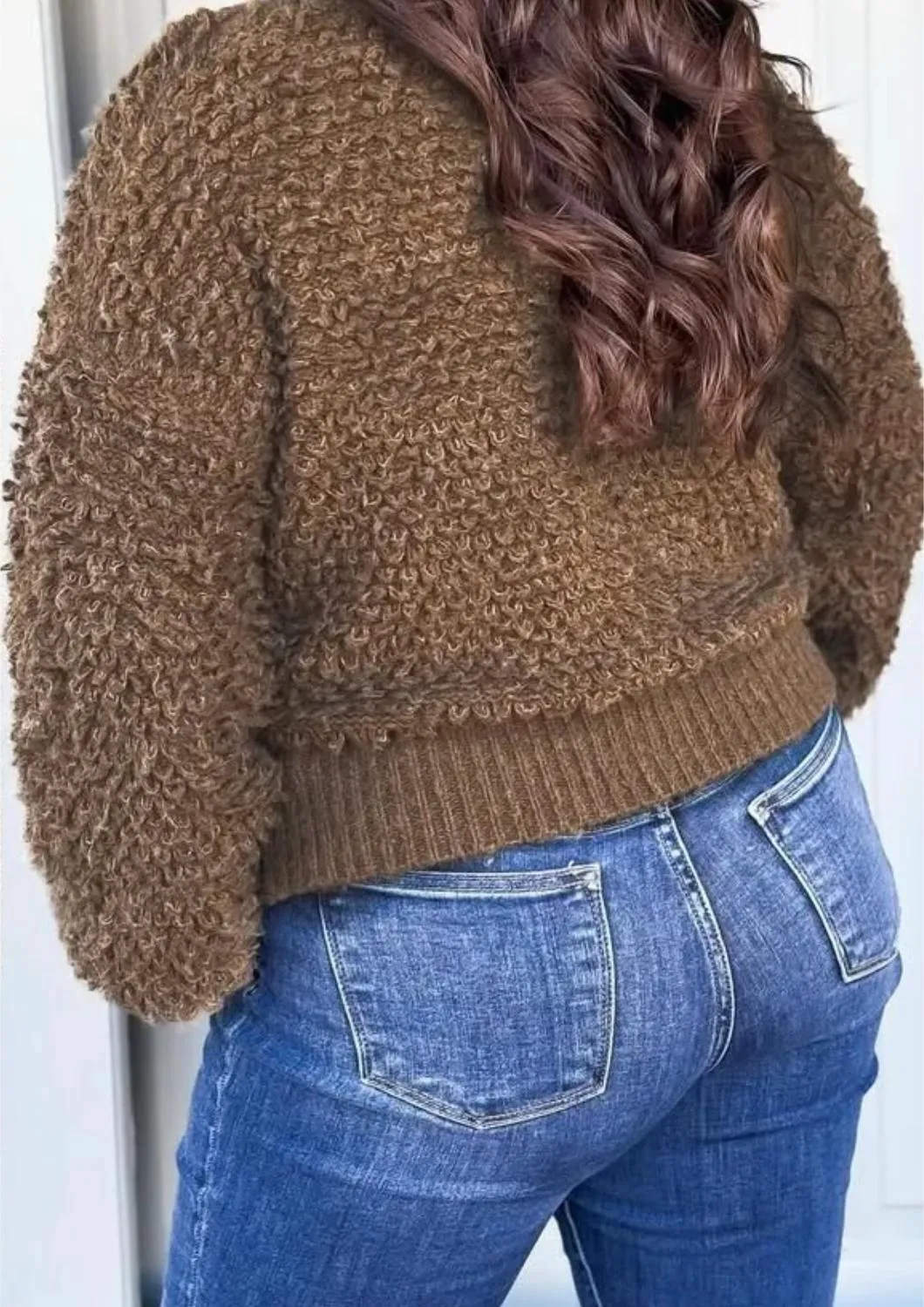 Lainey Strickjacke in Braun