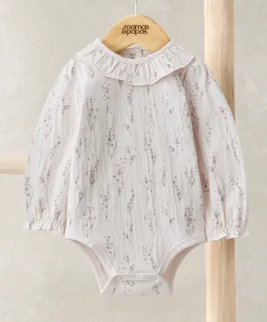 Lavendel Druck Bodysuit Babykids Mamas & Papas
