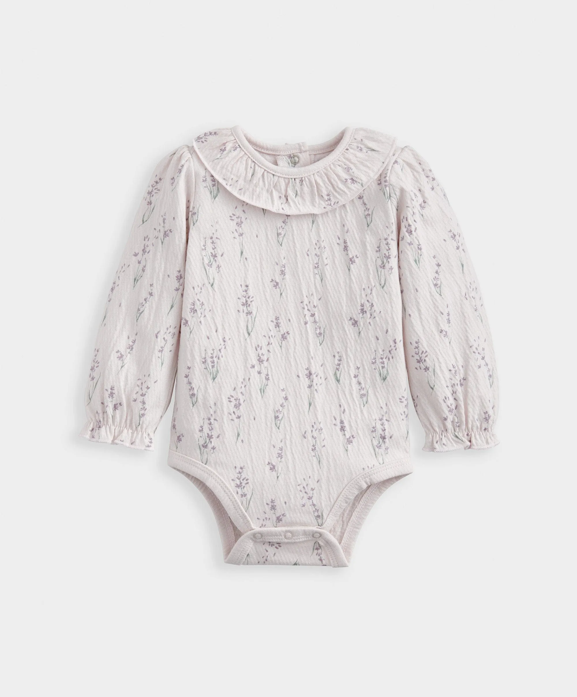 Lavendel Druck Bodysuit