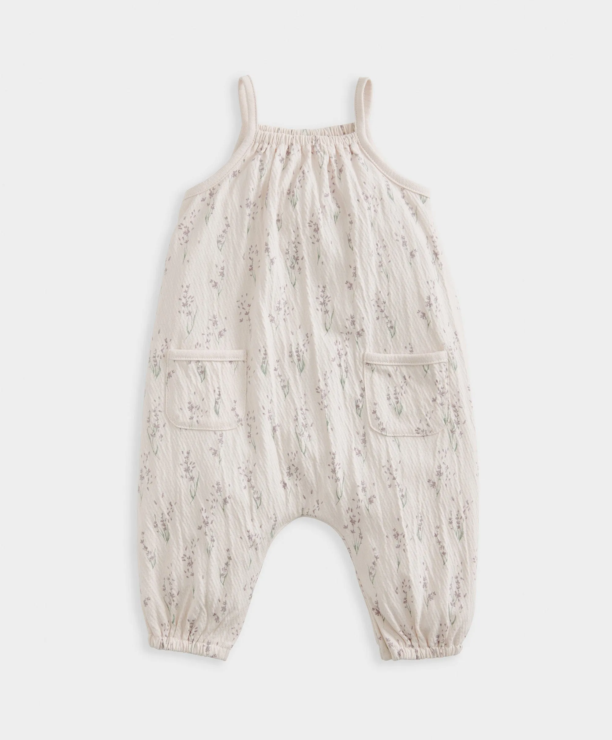 Lavendel bedruckter Übergrößen-Overall für Babys und Kinder von Mamas & Papas