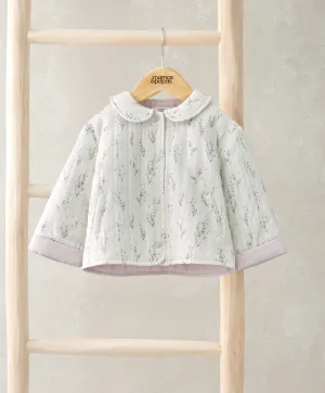 Lavendelbedruckte Steppjacke