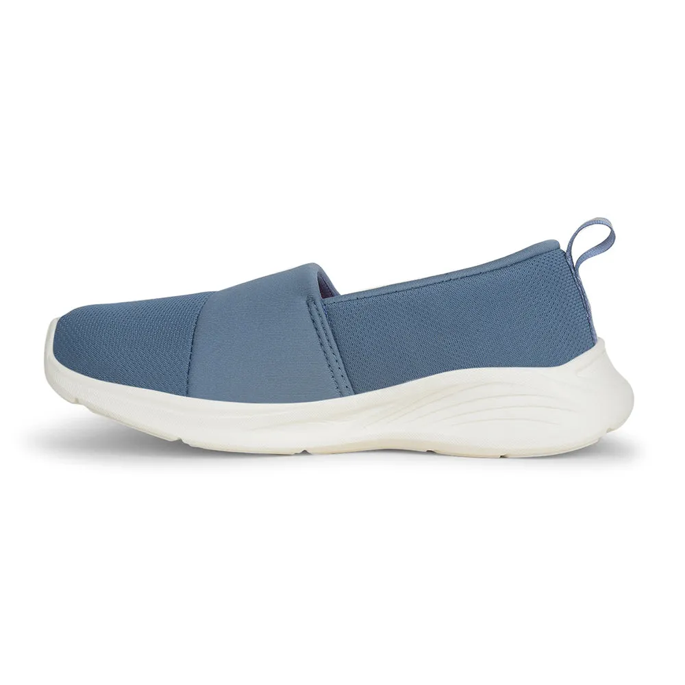 Leap7x Blaue Freizeitschuhe ohne Schnürung für Damen TRINCY von Liberty