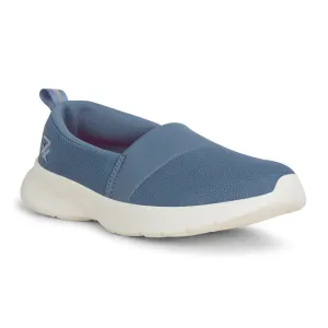 Leap7x Blaue Freizeitschuhe ohne Schnürung für Damen TRINCY von Liberty