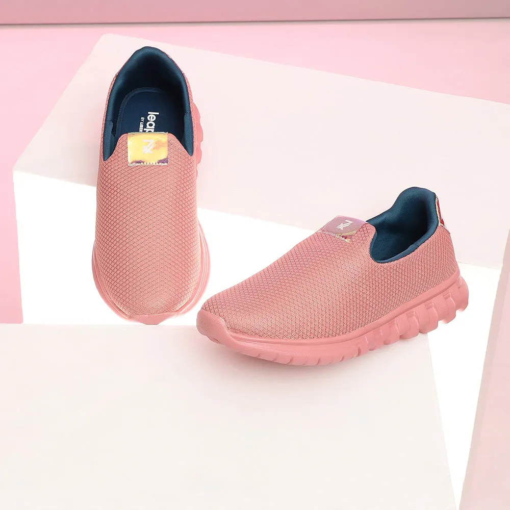 Leap7x Schnürfreie Pfirsichfarbene Bequeme Schlupfschuhe Für Damen EMMA-1 Von Liberty