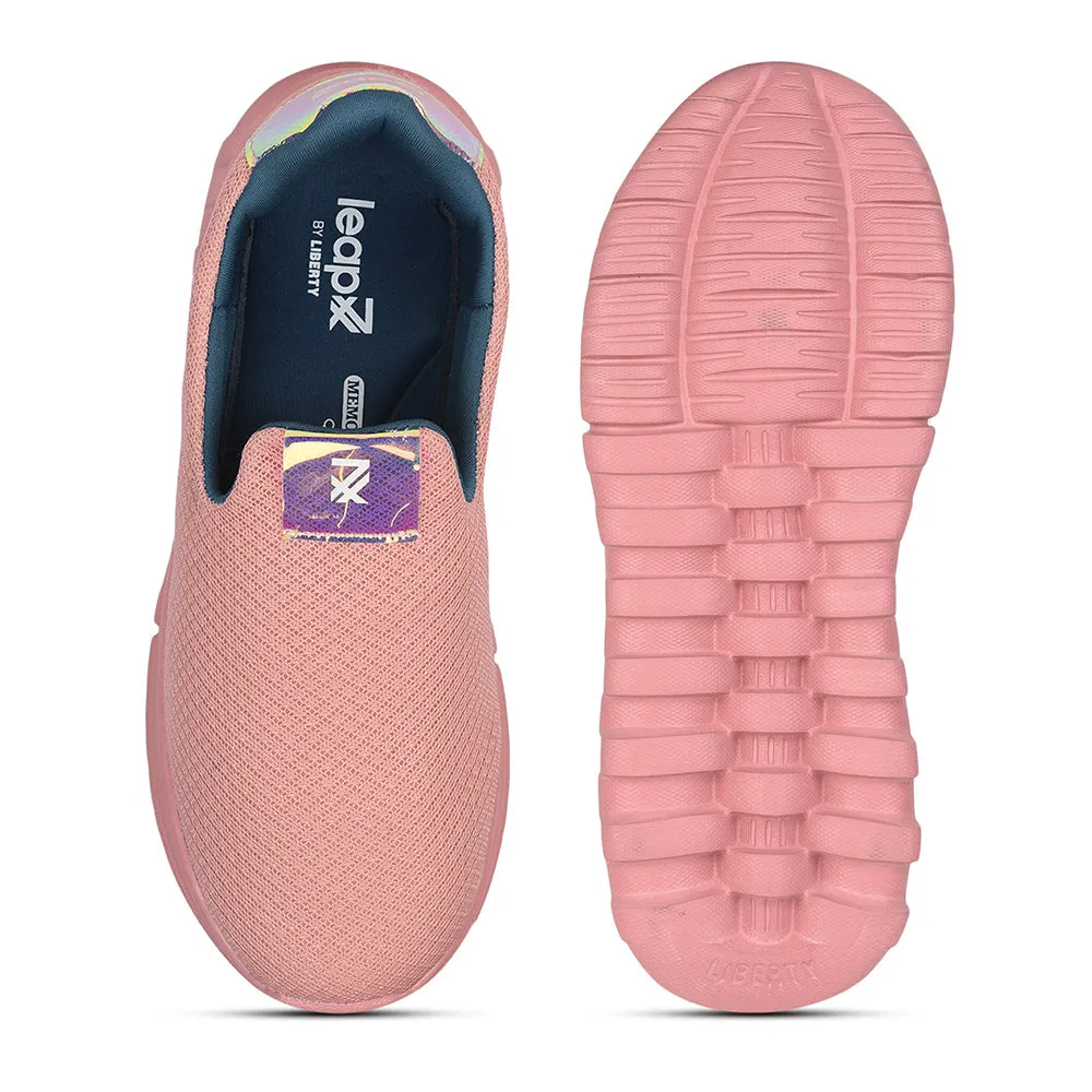 Leap7x Schnürfreie Pfirsichfarbene Bequeme Schlupfschuhe Für Damen EMMA-1 Von Liberty
