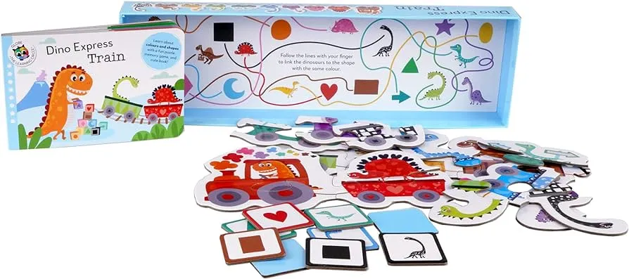 Lernzug: Lese-Spielset - Dino Express