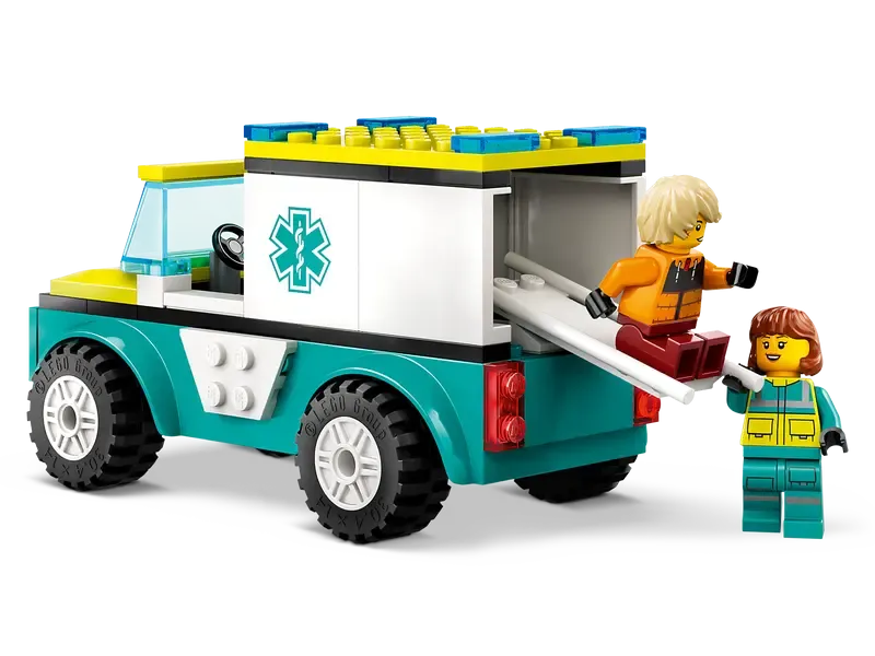 LEGO CITY Notfall-Rettungswagen und Snowboarder 60403