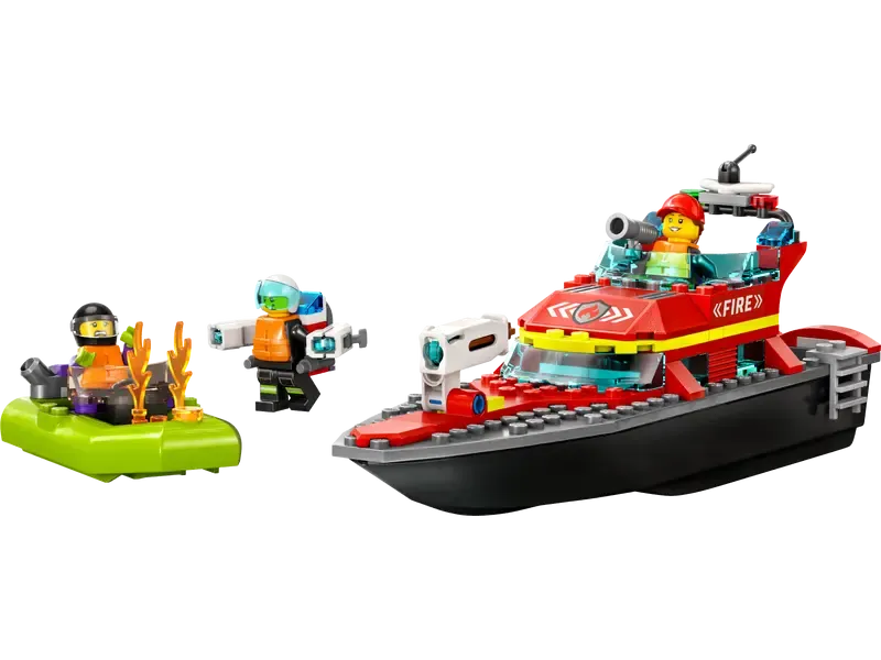 LEGO® City Feuerwehr-Rettungsboot 60373