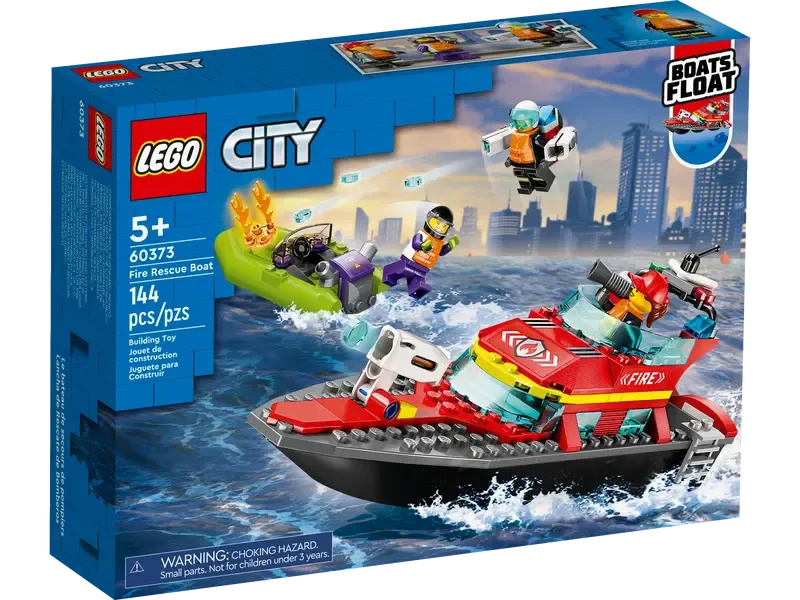 LEGO® City Feuerwehr-Rettungsboot 60373