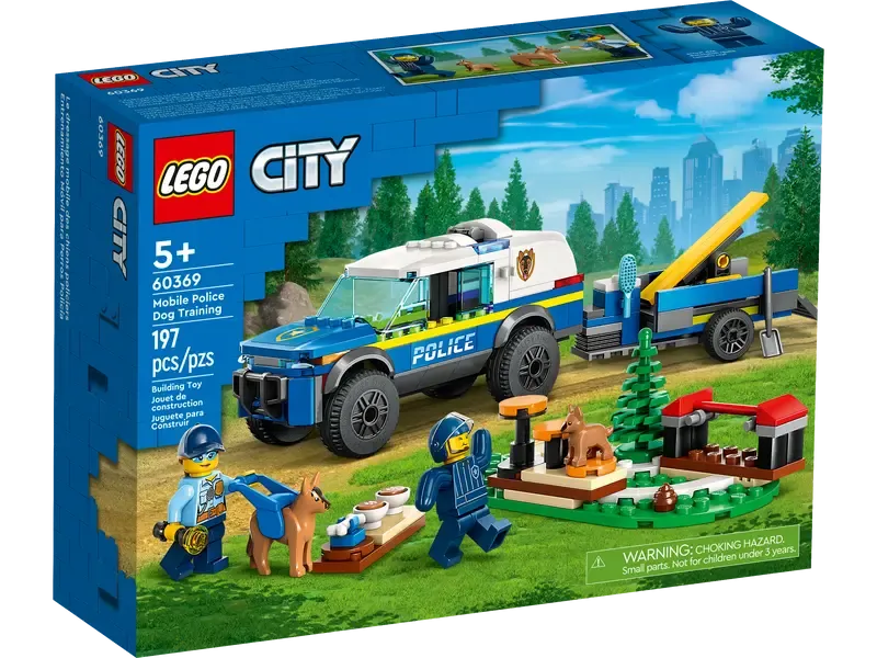 LEGO CITY Mobile Polizeihunde-Ausbildung 60369